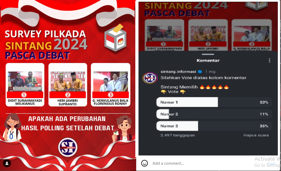 polling Sintang Informasi